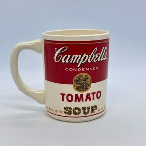 Vintage Campbell's Condensed Tomato Soup Coffee Tea Mug Cup USA Pottery 1970's